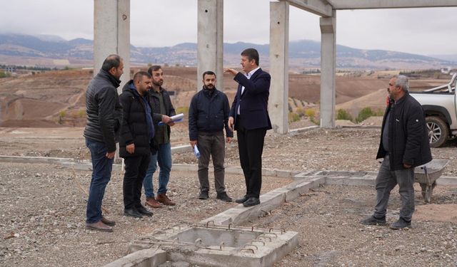 Tutdere, Kesimhane çalışmalarını yerinde inceledi