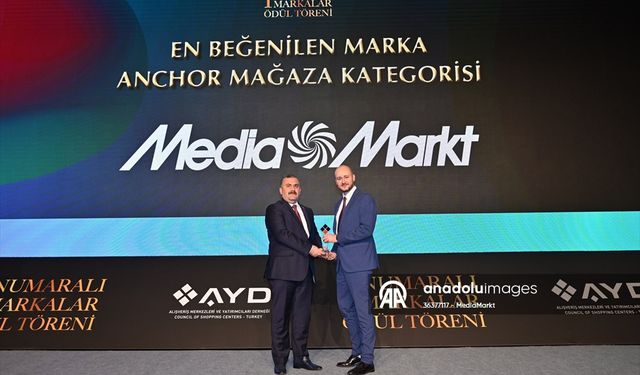 MediaMarkt'a "En Beğenilen Mağaza" ödülü verildi