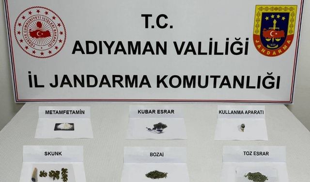 Adıyaman'da yasaklı madde operasyonuna 31 gözaltı