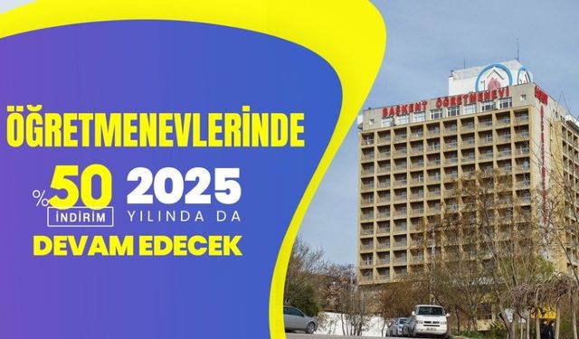 MEB, Öğretmenlere 2025'te de %50 Konaklama İndirimi Sağlayacak