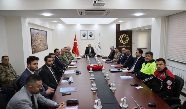 Mardin'de "Yeni Yıl Güvenlik Toplantısı" yapıldı