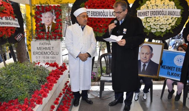 Erdemoğlu, vefatının 18. yılında mezarı başında anıldı