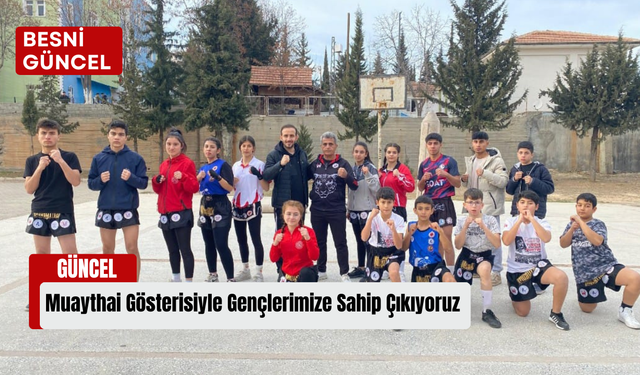 Muaythai Gösterisiyle Gençlerimize Sahip Çıkıyoruz