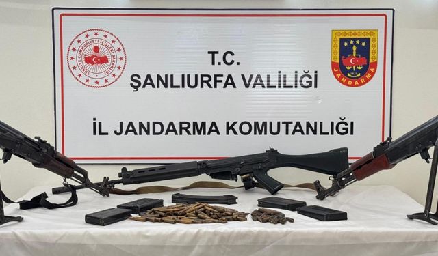 Şanlıurfa’da silah kaçakçılığı operasyonu