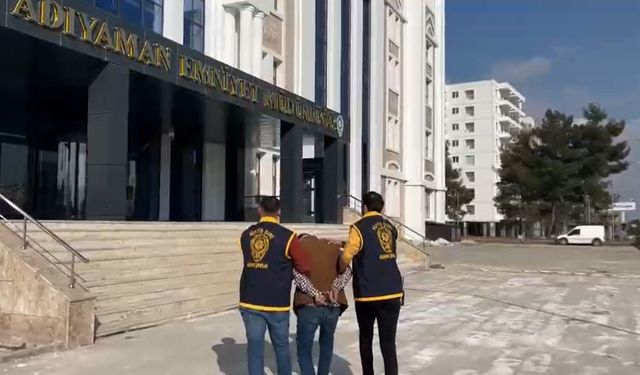 Adıyaman'da 12 yıl hapis cezası bulunan firari yakalandı