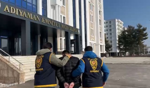 Adıyaman'da aranan şahıs operasyonla yakalandı