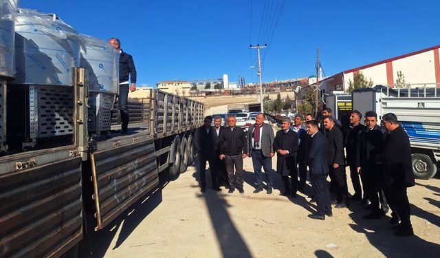 Adıyaman'da üreticilere süt soğutma tankı dağıtıldı