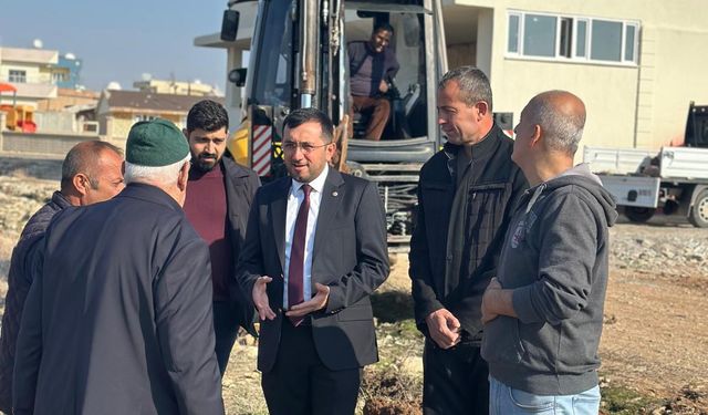 Nusaybin İlçe Başkanı İrfan Yıldızoğlu, ziyaretlerde bulundu