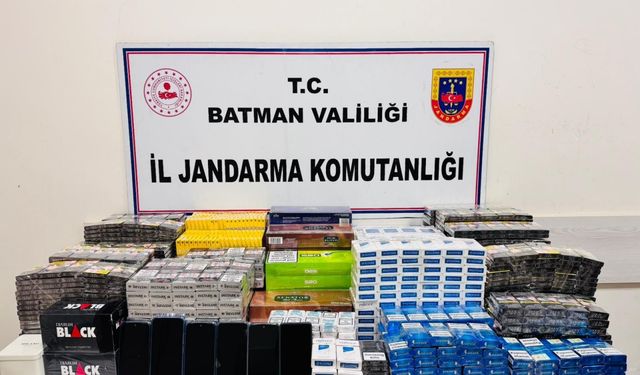 Batman'da 2 bin 262 paket kaçak sigara ele geçirildi