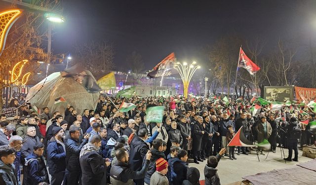 Batman'da Gazze'deki ateşkes için basın açıklaması yapıldı