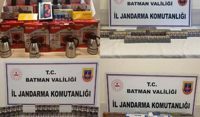 Batman'da kaçakçılık operasyonunda 11 kişiye adli işlem