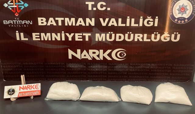 Batman'da yasaklı madde operasyonunda 2 şüpheli tutuklandı