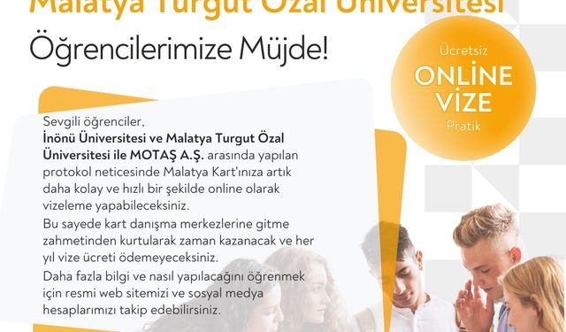 Belediyeden üniversite öğrencilerine müjde