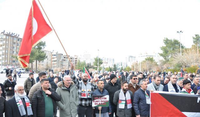 Diyarbakır ve Mardin'de Gazze'deki ateşkese için açıklama