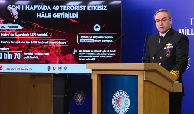 2024’te 3 bin 70 Örgüt Üyesi etkisiz hale getirildi