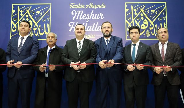 Şanlıurfa'da  Meşhur Hattatlar" sergisi açıldı