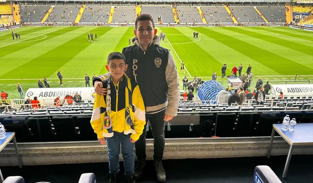 Engelli çocuğun Fenerbahçe hayali gerçekleştirildi