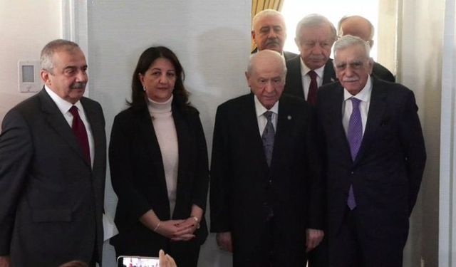 DEM Partili heyet, Bahçeli ile bir araya geldi