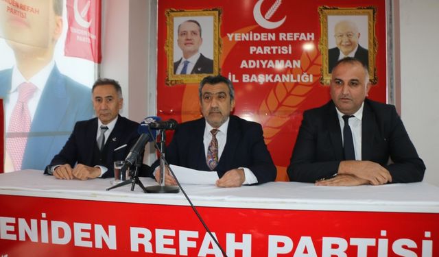 Adıyaman İl Başkanı Demir: 'Milyonlar açlıkta yaşıyor'