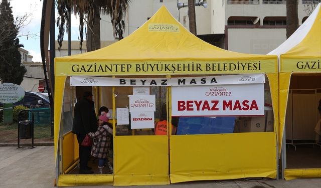 Gaziantep'te deprem sonrası altyapı iyileştiriliyor.