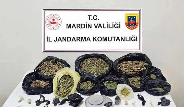 Mardin'de 4 kilo 810 gram esrar ele geçirildi