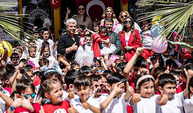 Çocuklara bilim, sanat ve oyunla dolu bayram şenliği