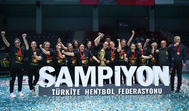 Hentbol Kadınlar 1. Lig'de şampiyon Polatlı Belediyesi
