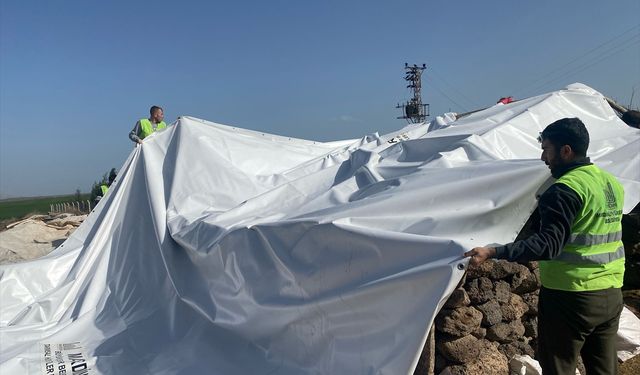 Hortumun hasara yol açtığı mahallelere destek