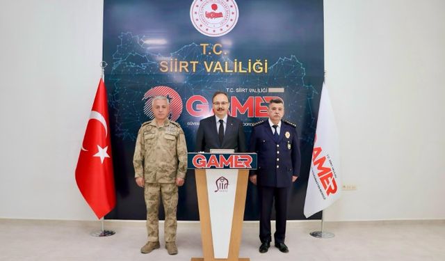 Siirt'te Asayiş ve Güvenlik Değerlendirme Toplantısı düzenlendi