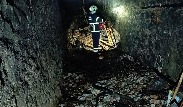 Siirt'te ahırda çıkan yangın söndürüldü