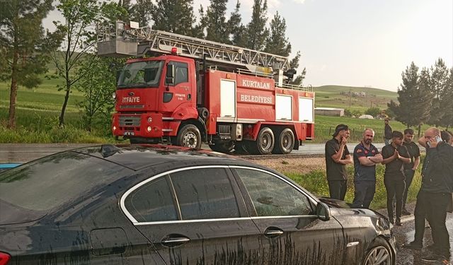 İki otomobilin çarpıştığı kazada 4 kişi yaralandı