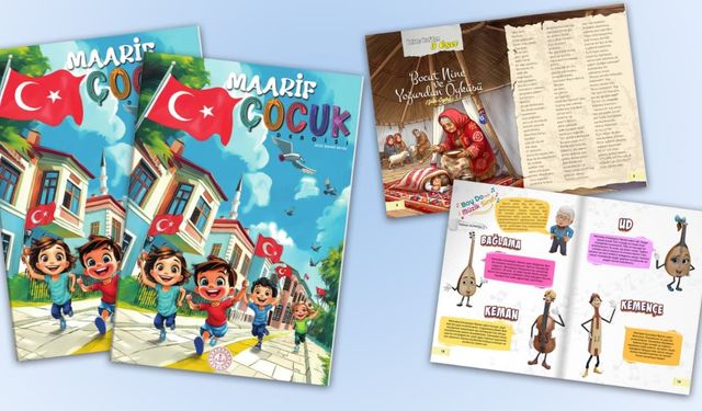 MEB'den Çocuklara Özel Yeni Dergi "Maarif Çocuk" Yayında