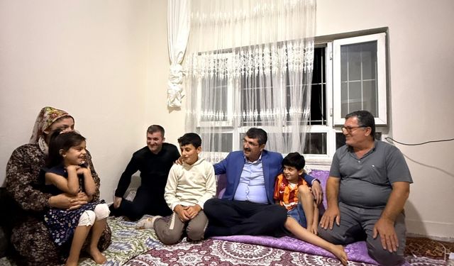 Milletvekili Nasıroğlu, aileleri ziyaret etti