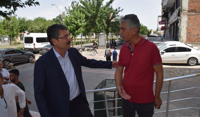 Milletvekili Nasıroğlu esnafı ziyaret etti