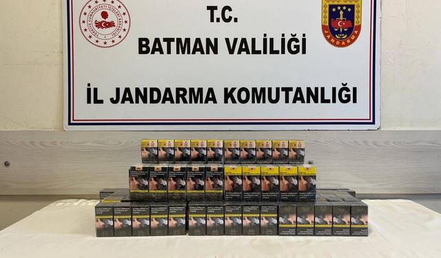 Gümrük kaçağı 1510 paket sigara ele geçirildi