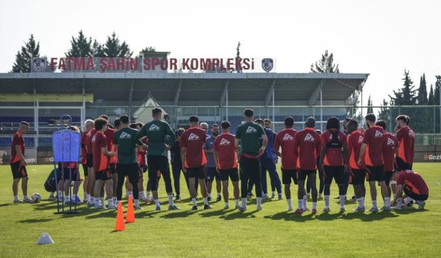 Gaziantep FK, Antalyaspor maçının hazırlıklarını devam etti