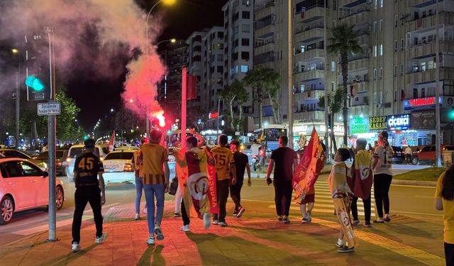 Trendyol Süper Ligde Galatasaray'ın şampiyonluğu kutlanıyor