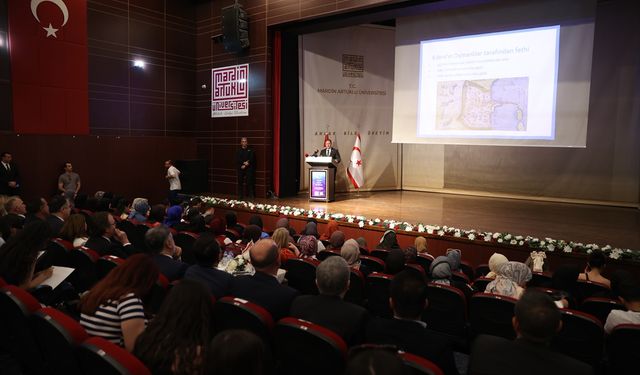 Öztürkler, Mardin'de konferansa katıldı