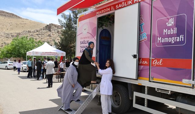 Mardin'de 1000 Kadına Mobil Mamografi Hizmeti