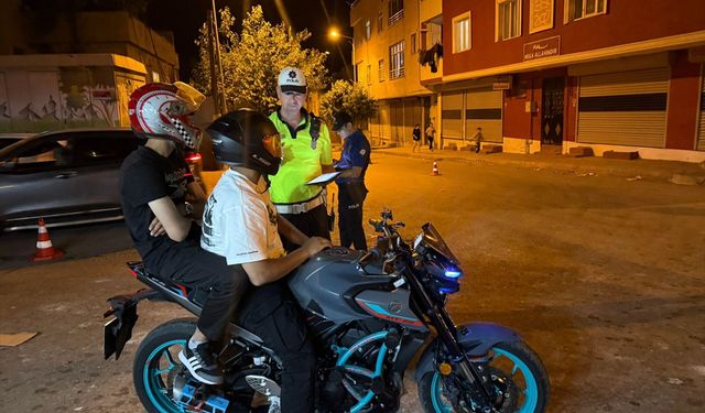 Siirt'te trafik ekipleri motosikletleri denetledi