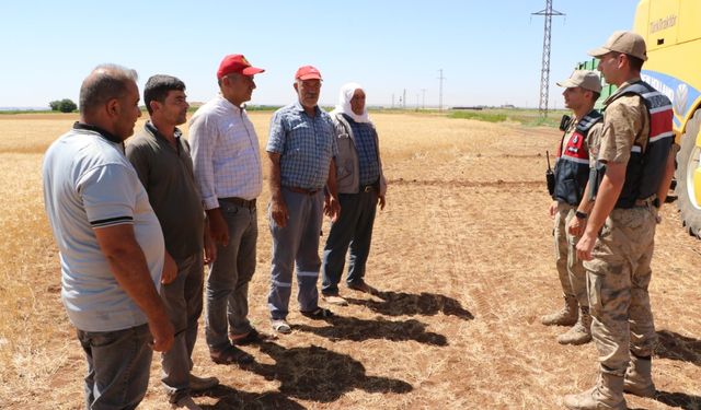 Kilis'te anız yangınları için dronla denetim yapılıyor