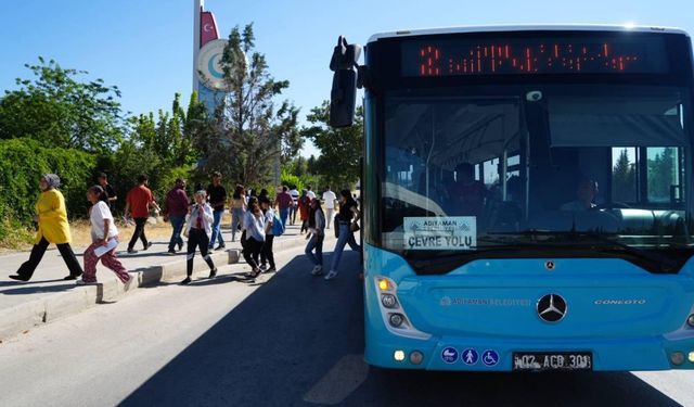 Adıyaman'da YKS öğrencilerine ücretsiz ulaşım ve ikram