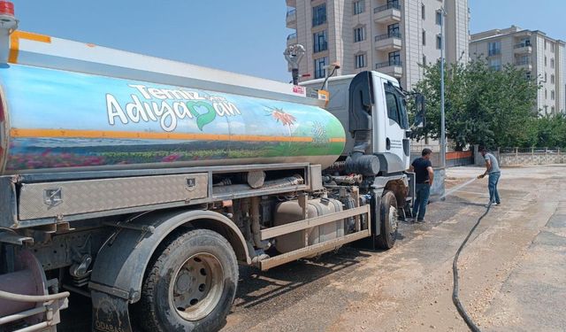 Adıyaman’da Belediyesi’nde temizlik mesaisi