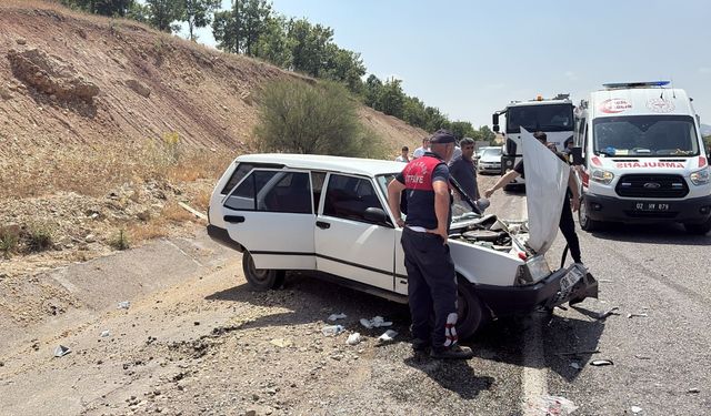 Gölbaşı'nda trafik kazası 2 yaralı