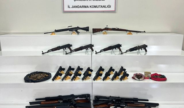 Şanlıurfa'da çok sayıda silah ele geçirildi