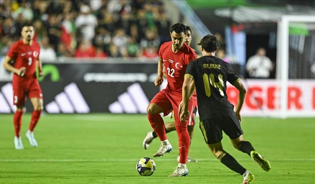 A Milli Takım, hazırlık maçında Meksika'ya 1-0 mağlup oldu
