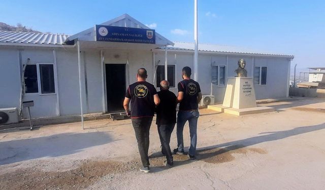 Adıyaman'da 12 yıl cezası olan şahıs yakalandı