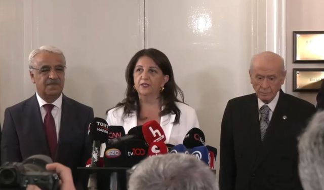 DEM Parti İmralı Heyeti, Bahçeli ile görüştü