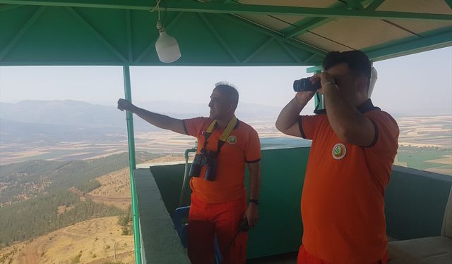 Gaziantep’te yangın gözetleme kuleleri 24 saat nöbette