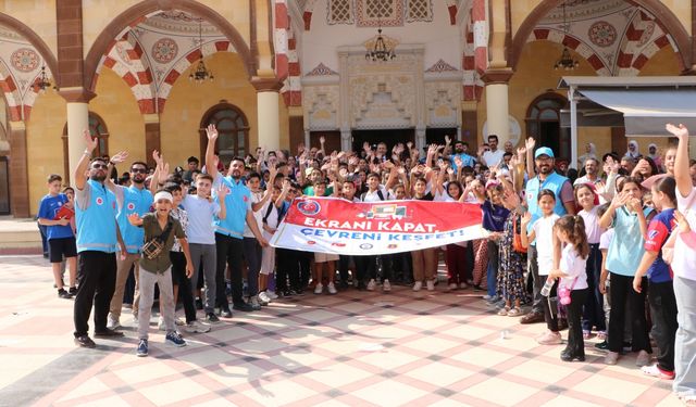"Ekranı Kapat, Çevreni Keşfet" projesinde bir araya geldi